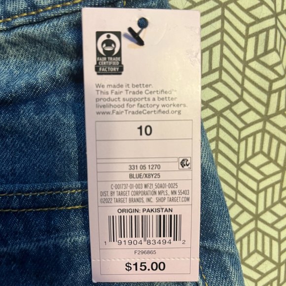 Wild Fable High Rise Embroidered Jean Shorts - Picture 2 of 9